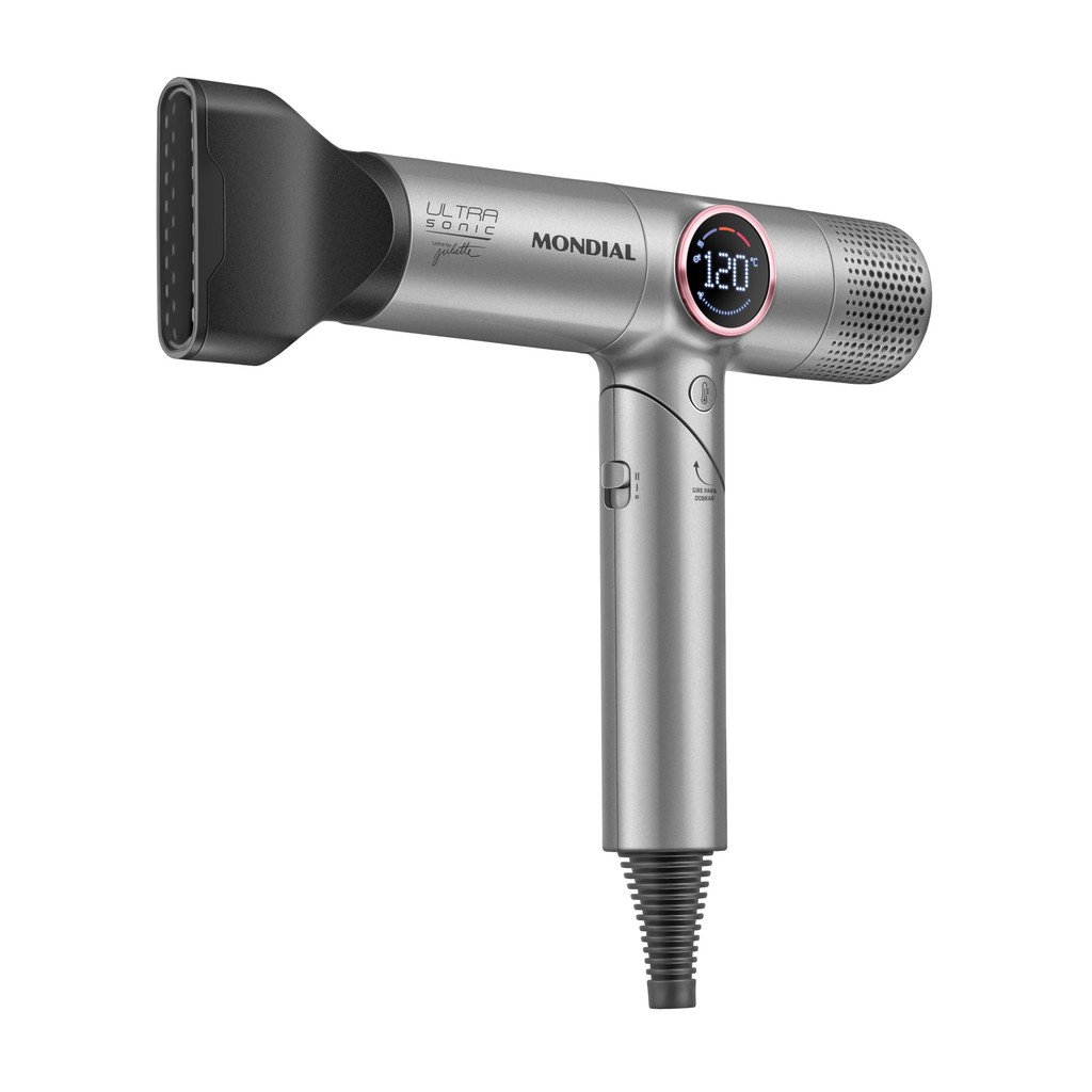 Secador de Cabelo By Juliette Mondial Azul e Rosa 1200W — Eletroportáteis