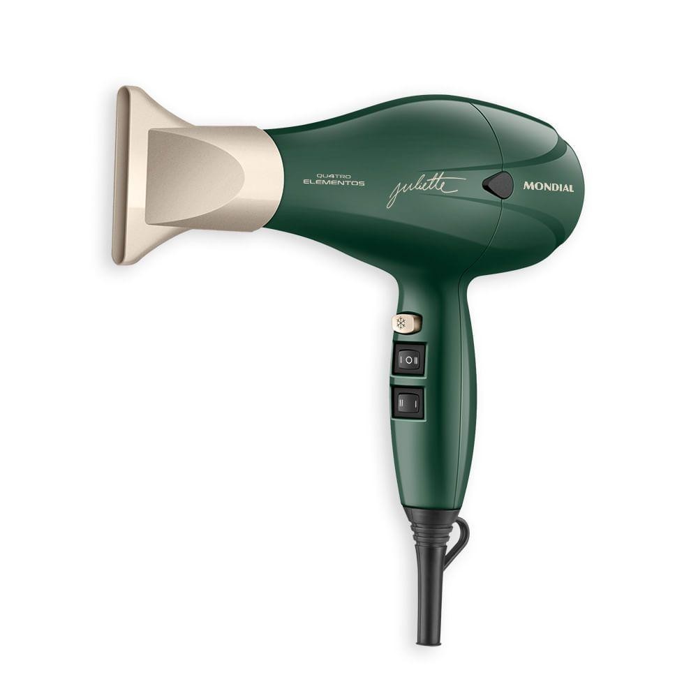 Secador De Cabelo By Juliette Mondial Verde Oliva 2000W 127V