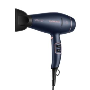 Secador de Cabelo Infrared Mondial 2000W Azul Rose 127V