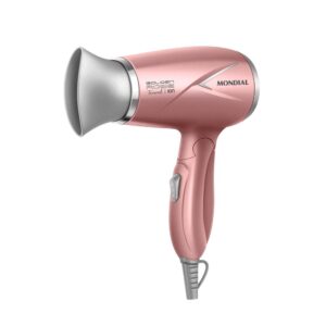 Secador de Cabelo Mondial 1200W, Golden Rose, Bivolt