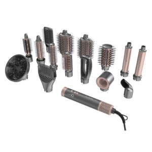 Secador de Cabelo Multistyler Ga.ma uniQ Flow 15 em 1 Bivolt