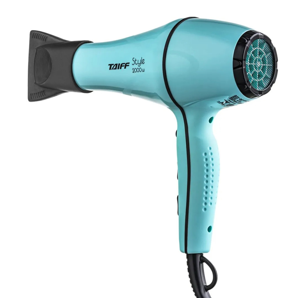Secador DE Cabelo Style 2000W Azul Tiffany 127V Taiff — Eletroportáteis