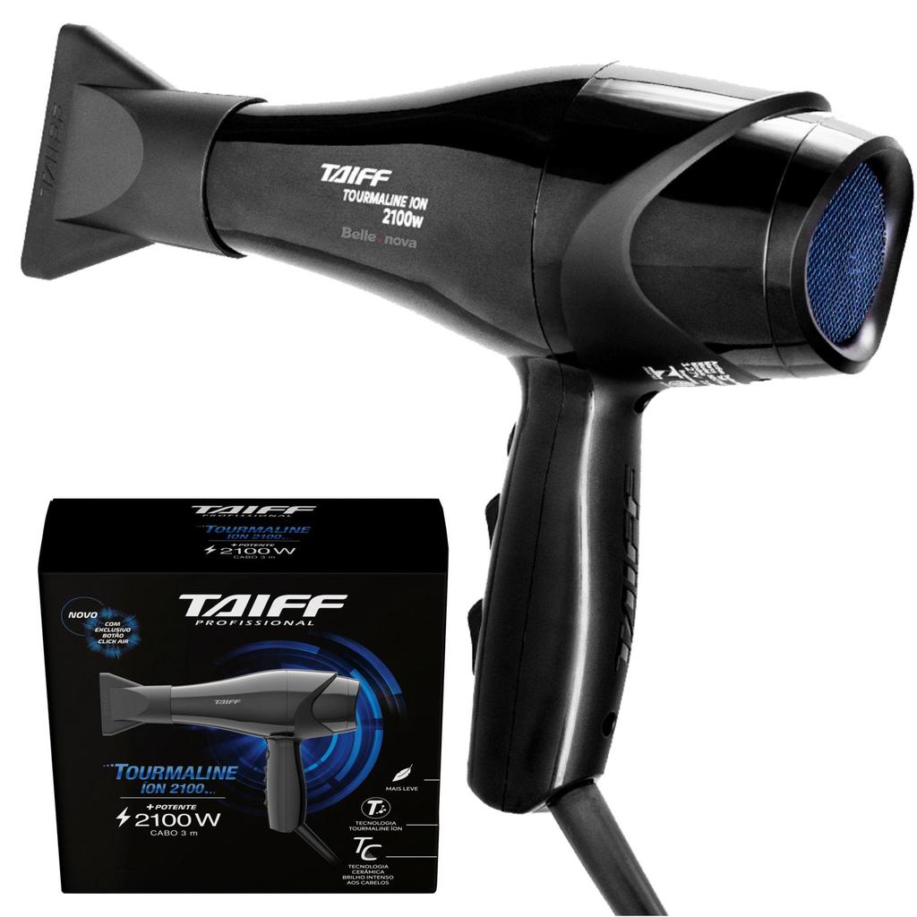 Secador De Cabelo Taiff New Tourmaline Profissional 2100W — Eletroportáteis