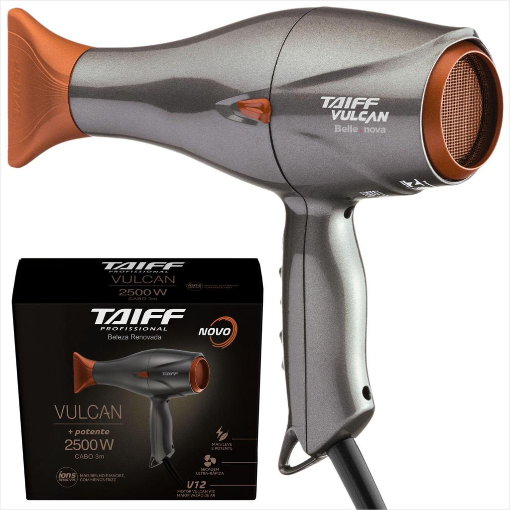 Secador De Cabelo Taiff Vulcan Profissional 2500 W Original