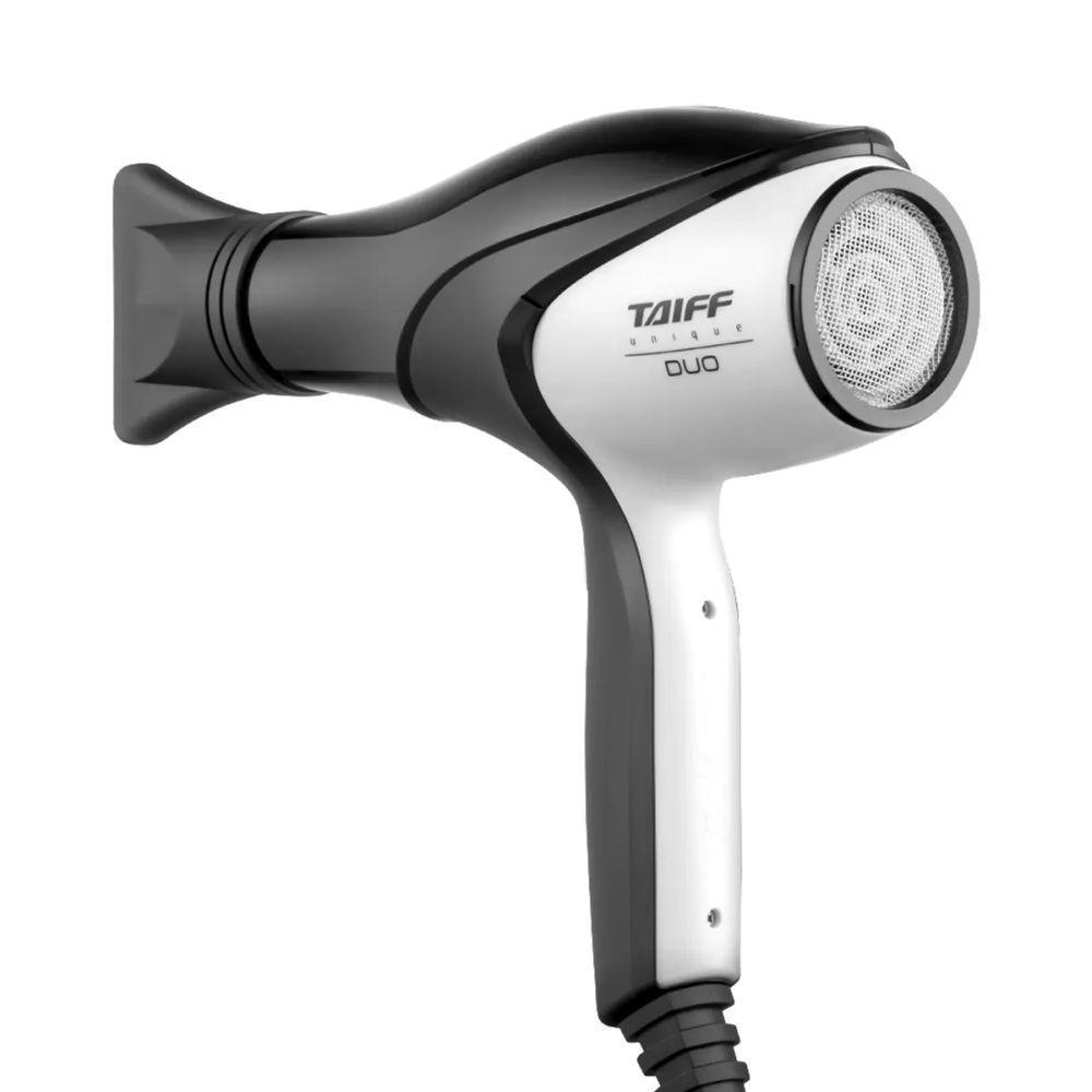 Secador De Cabelo Unique Duo Branco preto Bivolt