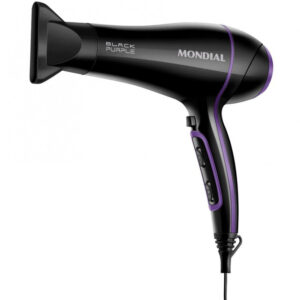 Secador de Cabelos Black Purple com Tourmaline Íon 2000W Mondial