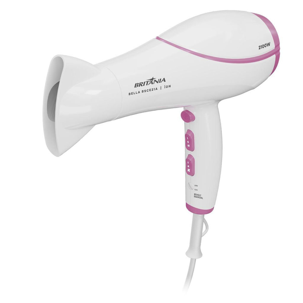 Secador de Cabelos Britânia Infrared 2100W Bella BSCE21A — Eletroportáteis