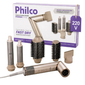 Secador de Cabelos Philco 4 em 1 Dobrável Motor Bldc 220V — Eletroportáteis