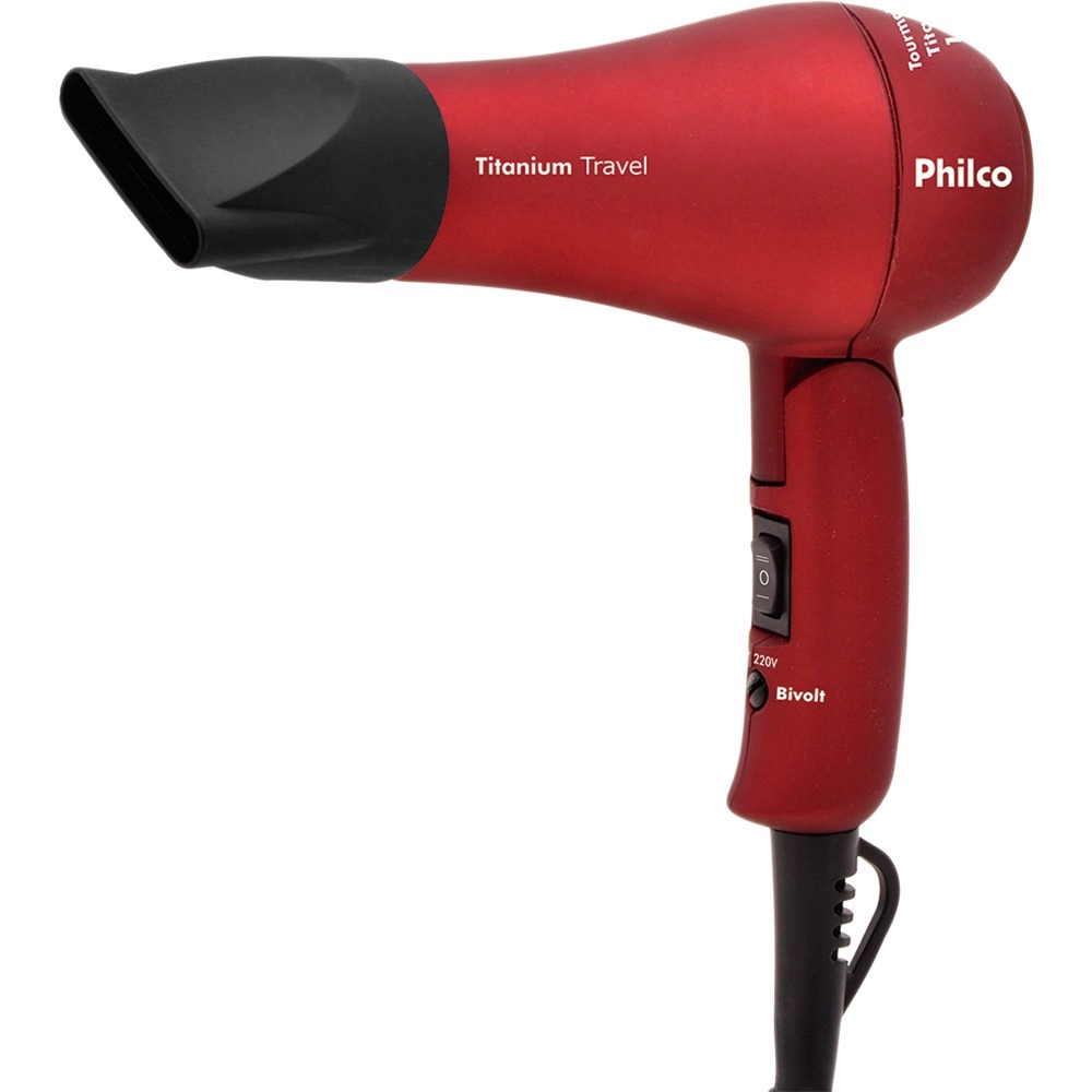 Secador de Cabelos Philco Titanium Travel 2 Velocidades — Eletroportáteis