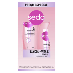 Seda Kit Shampoo Condicionador Luminous UV 300ml