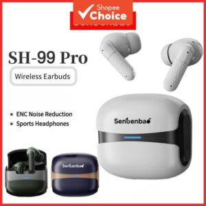 SenBenBao Earbuds SH-99 Pro Bluetooth Fone De Ouvido Intra-Auricular