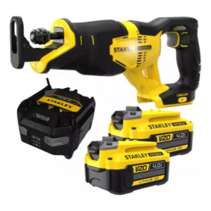 Serra Sabre 2 Baterias 20v 4ah Scr300 Stanley Carregador Bivolt