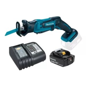 Serra Sabre Bateria 18v 5ah Makita Djr185z Carregador Bivolt