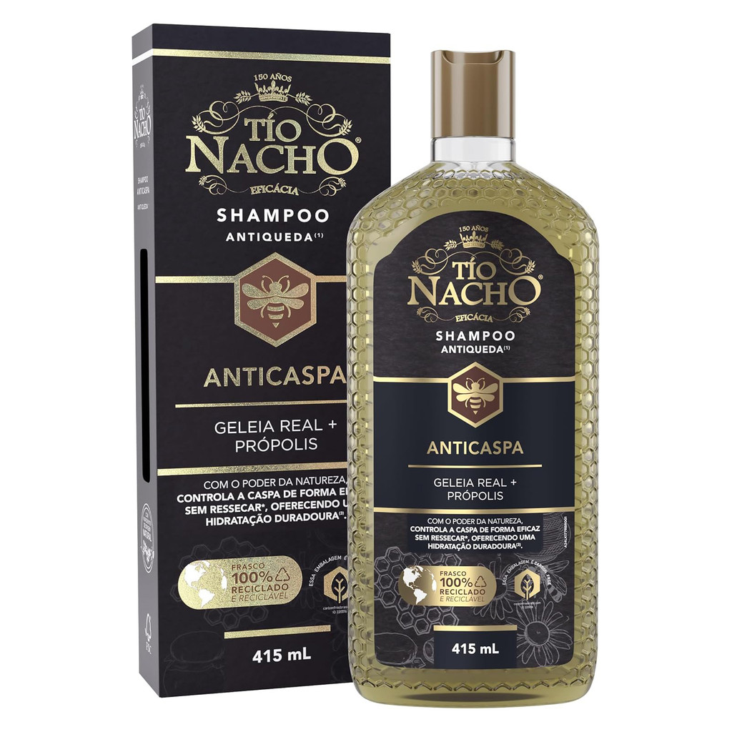 Shampoo Anticaspa Antiqueda Tio Nacho 415ML