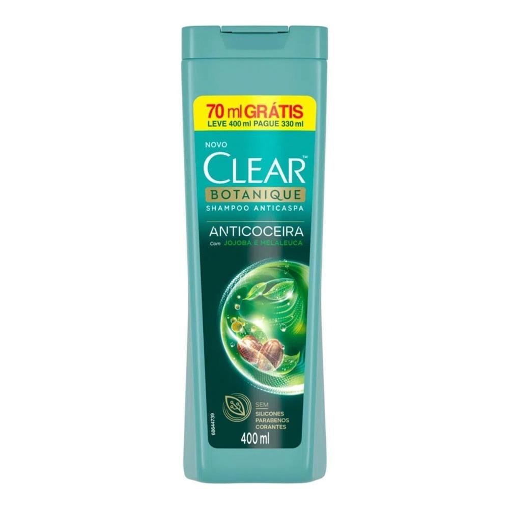 Shampoo Anticaspa Clear Botanique Anticoceira 400ml — Cabelos