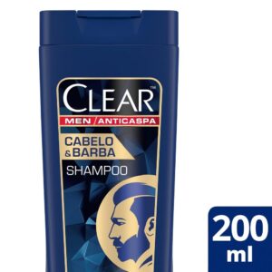 Shampoo Anticaspa Clear Men Cabelo Barba 200ml