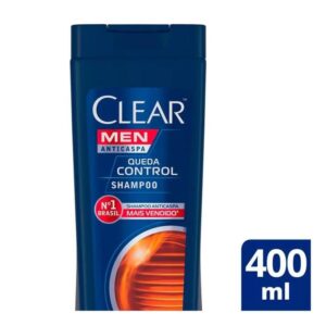 Shampoo Anticaspa Clear Men Queda Control 400ml