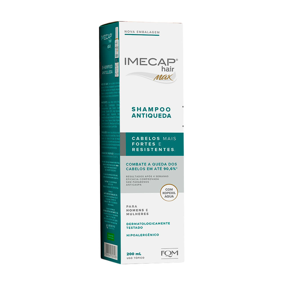 Shampoo Antiqueda Imecap Hair Max 200ml — Cabelos