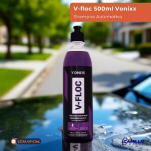 Shampoo Automotivo V-Floc 500ml Vonixx Concentrado Limpeza e Brilho