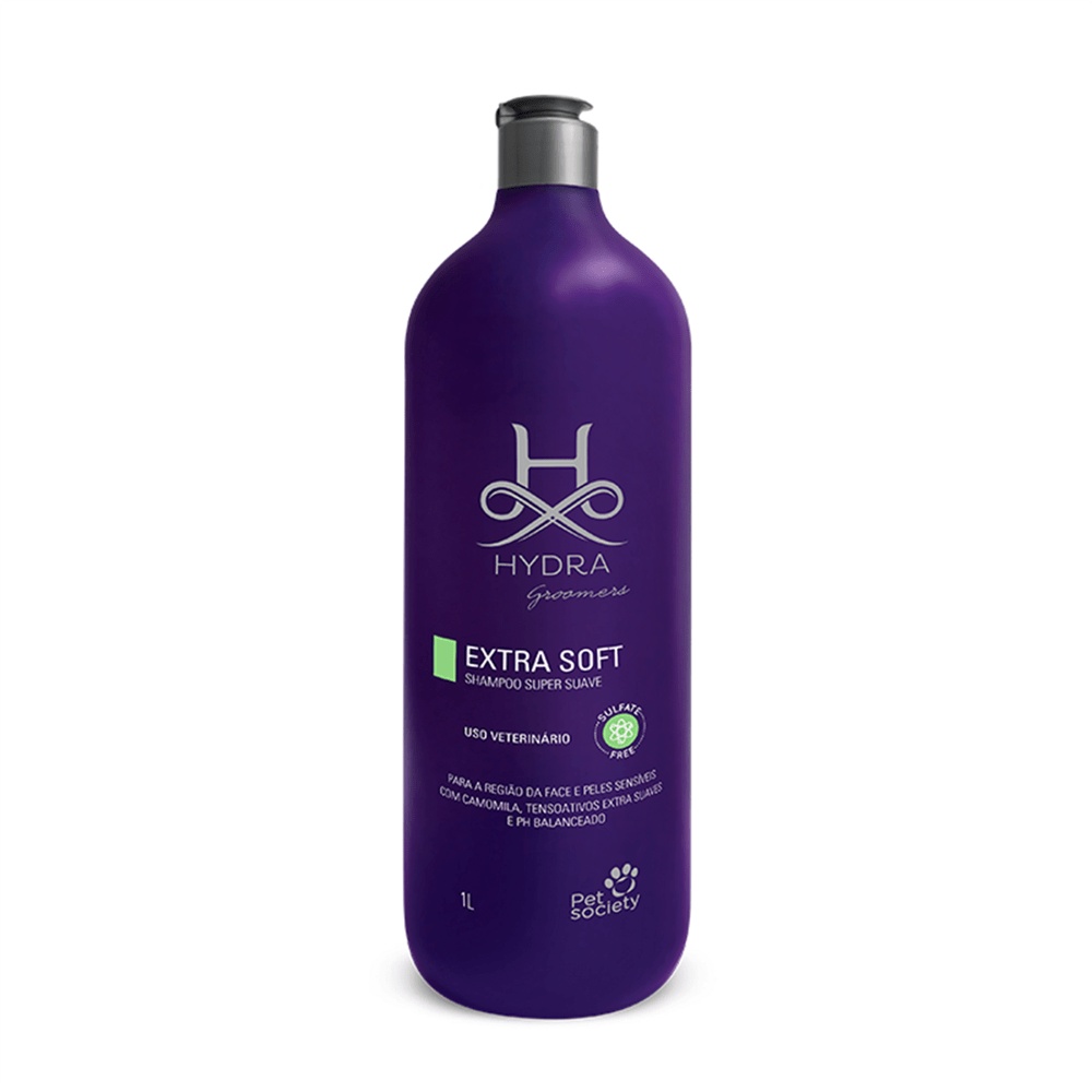 Shampoo Cachorro Gato Hydra Groomers Extra Soft Para Peles Sensíveis