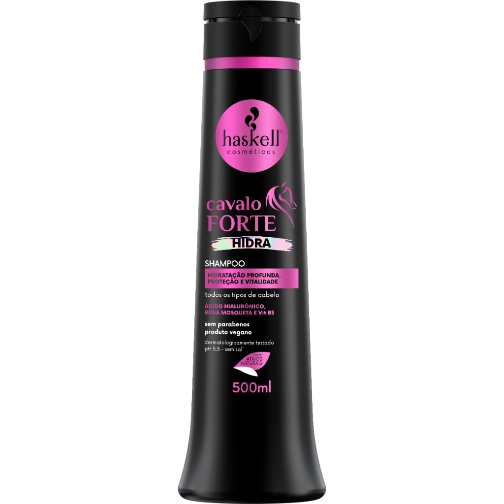 Shampoo Cavalo Forte Hidra 500ml Haskell — Cabelos