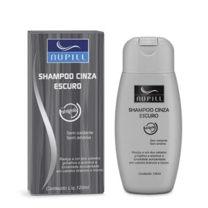 Shampoo Cinza Escuro Nupill 120ml