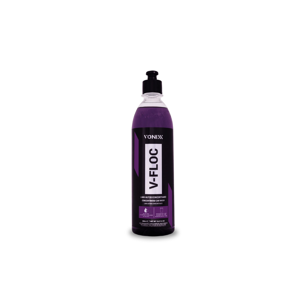 Shampoo Concentrado Automotivo Neutro V-floc 500ml Vonixx