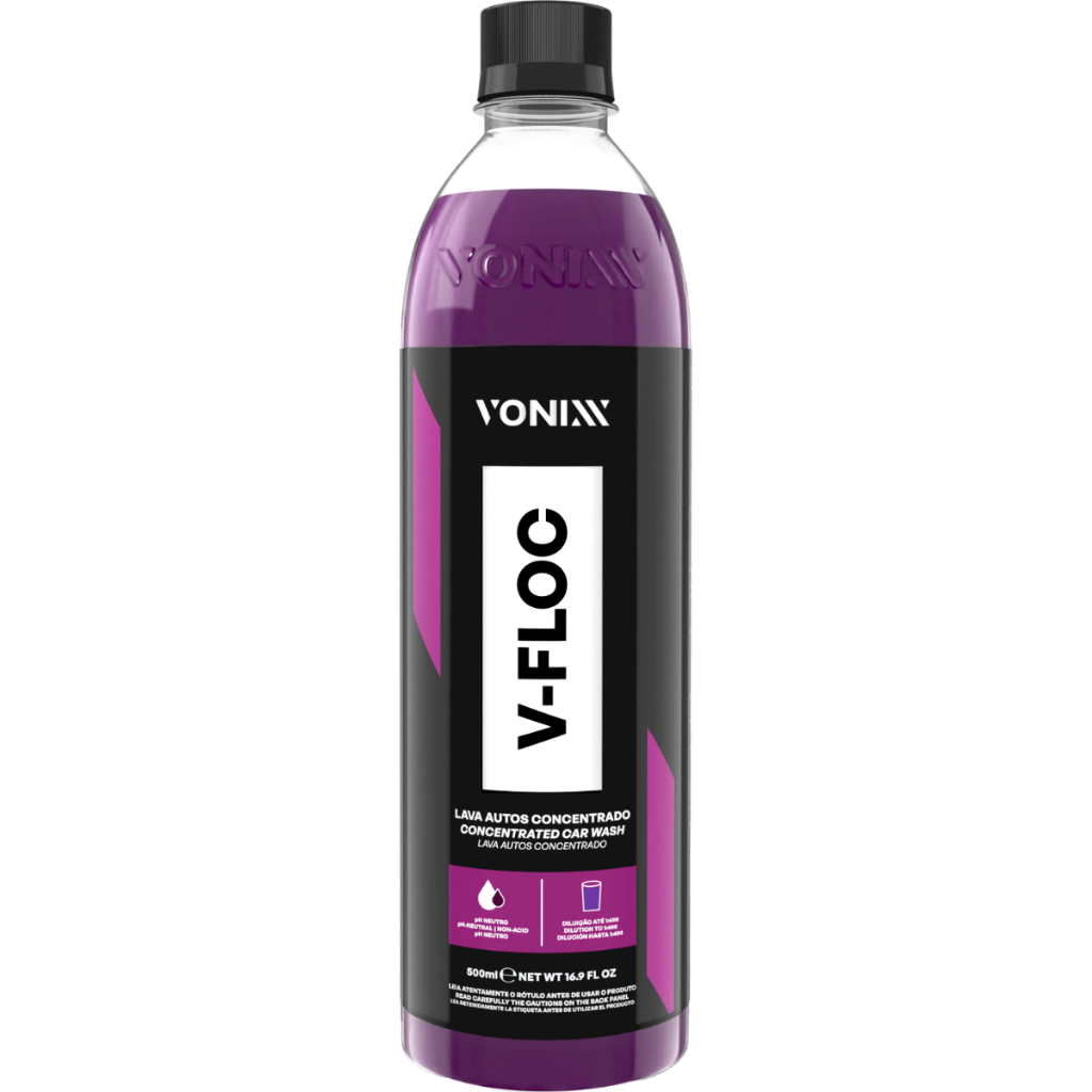 Shampoo Concentrado Neutro Automotivo para Lavagem do Carro 500ml