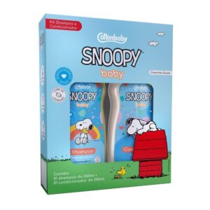 Shampoo Condicionador Cotton Baby Snoopy Baby Toque Algodão 200ml
