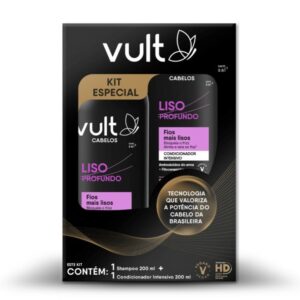 Shampoo Condicionador Vult Liso Profundo 200ml