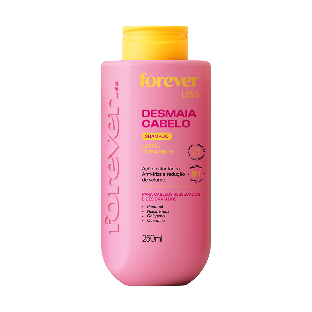 Shampoo Desmaia Cabelo Forever Liss 250ml — Cabelos