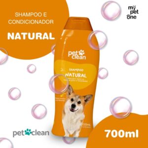 Shampoo e Condicionador Pet Clean Natural 2 em 1 700ml