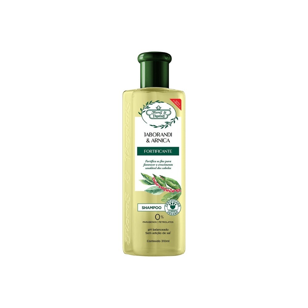Shampoo Flores E Vegetais Jaborandi E Arnica 300Ml