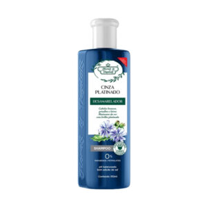 Shampoo Flores Vegetais Cinza Platinado Desamarelador 310ml