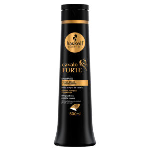 Shampoo Haskell Cavalo Forte Força, Brilho Crescimento com 500ml — Cabelos