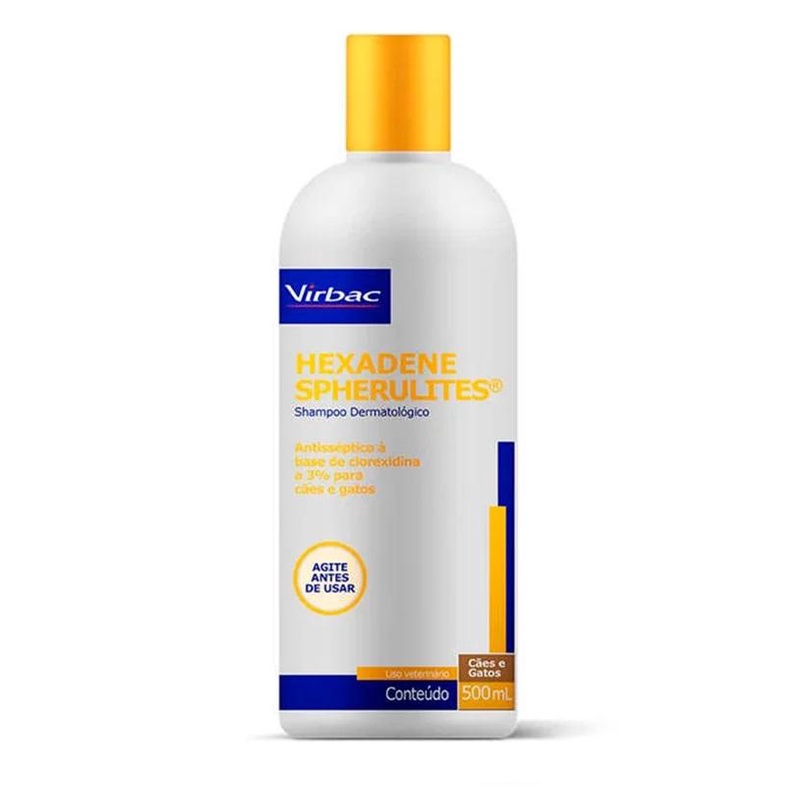 Shampoo Hexadene Spherulites Virbac 500ml — Cabelos