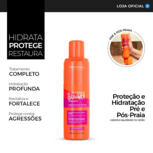 Shampoo Hidratante e Refrescante para agua e sol Intense Summer 300ml