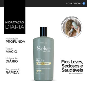 Shampoo Hidratante: Protege os Fios do Ressecamento Selve Hidra