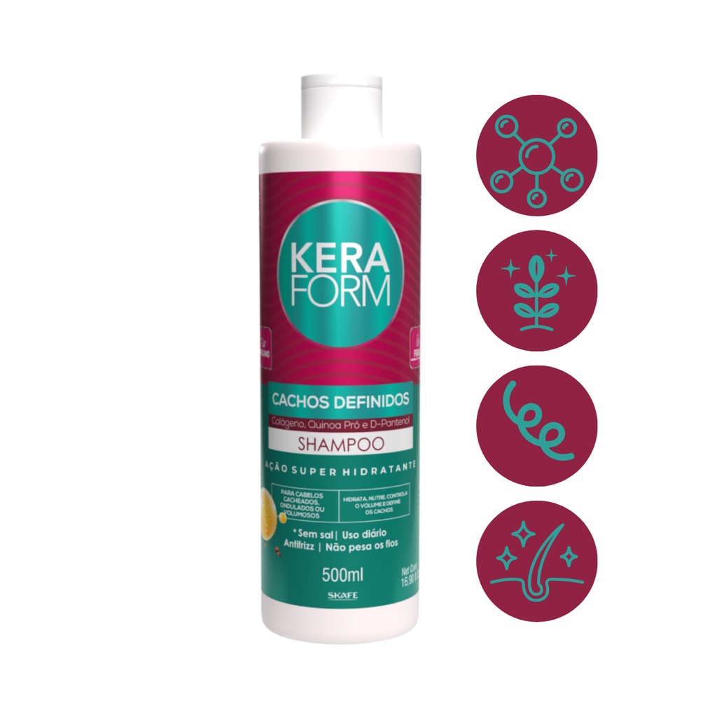 Shampoo Keraform Cachos Definidos 500ML