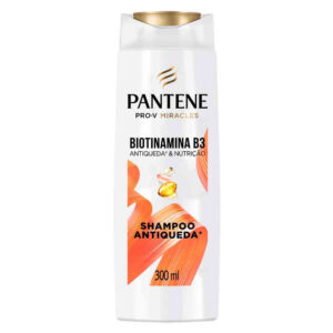 Shampoo Pantene Pro-V Miracles Antiqueda Nutrição Biotinamina B3 300ml