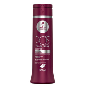 Shampoo Pós Progressiva 300ml Haskell Restauração, Alinhamento e