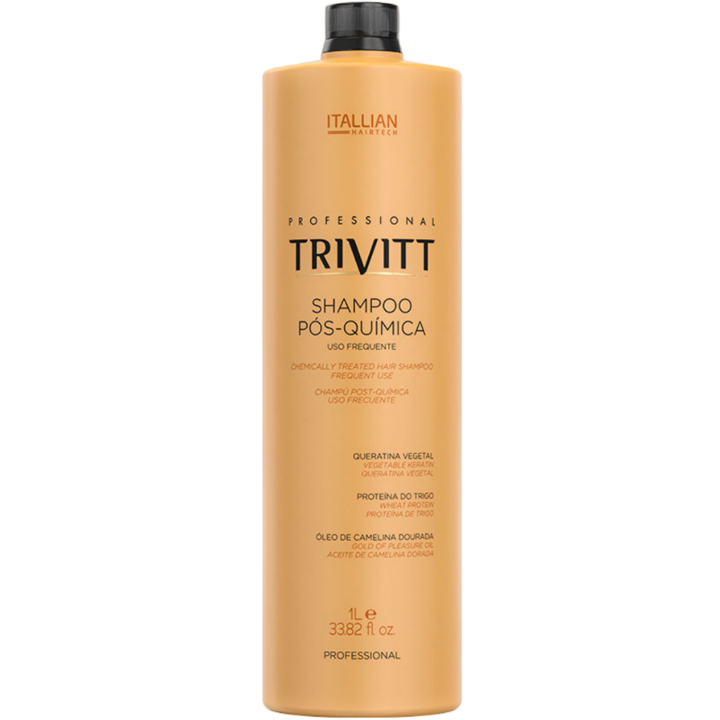 Shampoo Pos Quimica Uso Frequente Trivitt 1l — Cabelos
