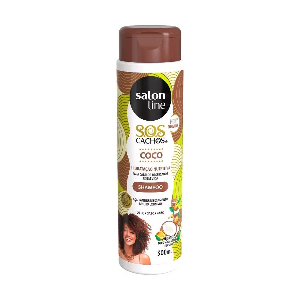 Shampoo Salon Line Sos Coco 300Ml