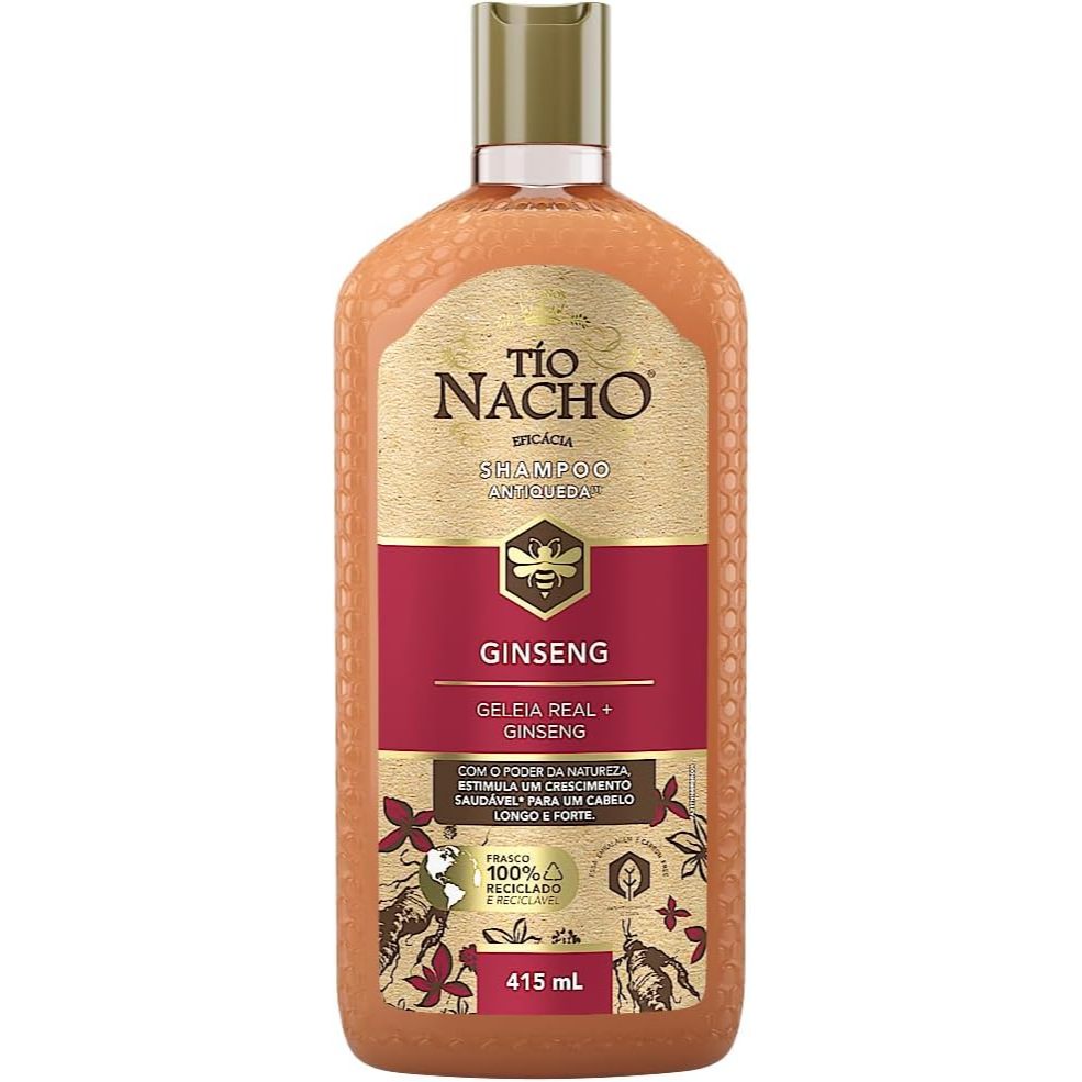 Shampoo Tio Nacho Ginseng Antiqueda Com 415ml