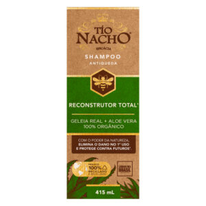 Shampoo Tio Nacho Reconstrutor Total 415ml Antiqueda e Aloe Vera