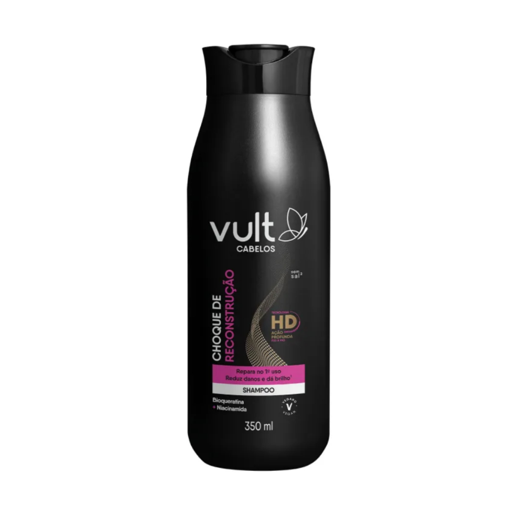 Shampoo Vult Choque de Reconstrução 350ml — Cabelos