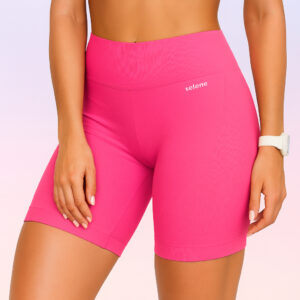 Short Feminino Academia Selene Sem Costura Não Transparece Poliamida