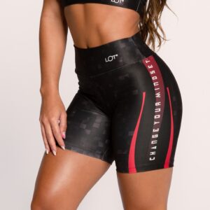 Short Fitness Academia Feminino Bermuda Suplex Estampada Change Your