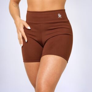 Short Fitness Cintura Alta Sem Transparência Academia Básico Feminino