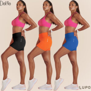 Short Fitness LSport Feminino Lupo Cos Com Borda Interna Com Silicone